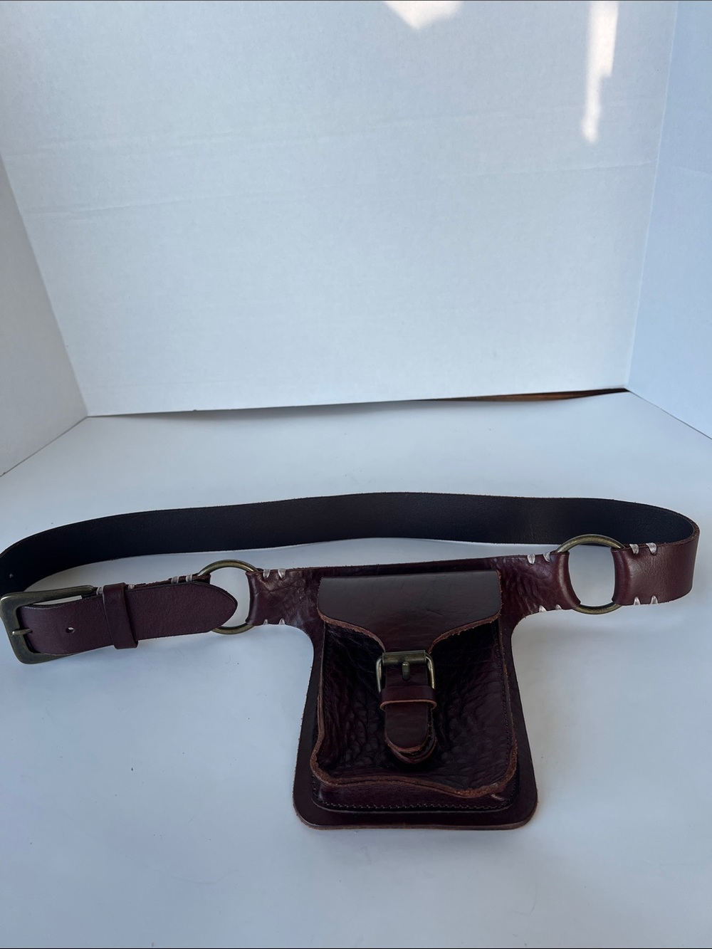 Athleta belt w belt pouch L